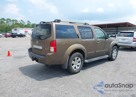 2005 Nissan Pathfinder Le from USA, damaged, VIN 5N1AR18W55C746986